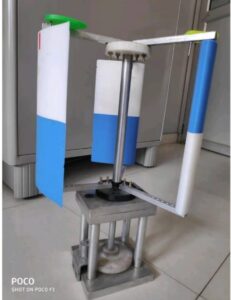 Small Scale Vertical Axis Wind Turbine